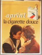 Grote Reclame Poster Sprint Sigaretten Uit Jaren 70, Verzamelen, Posters, Ophalen, Gebruikt, Reclame