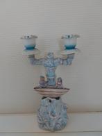 Antieke kandelaar met biscuit, Antiek en Kunst, Ophalen