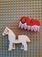 Lego castle paard met zadelkleed, Comme neuf, Lego, Enlèvement ou Envoi