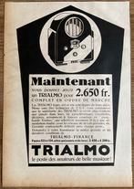 TRIALMO RADIO reclame 1932, Verzamelen, Ophalen of Verzenden, Zo goed als nieuw, Overige typen