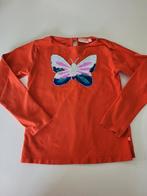 Rode longsleeve met vlinder maat 128 van Someone, Enfants & Bébés, Vêtements enfant | Taille 128, Enlèvement ou Envoi, Comme neuf