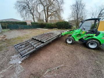 Golfplaten, Doe-het-zelf en Bouw, Ophalen, Kunststof, Gebruikt, Zwart