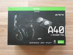 Gaming/streaming headset ASTRO A40 MIXAMP PRO TR te koop, Microphone repliable, Comme neuf, ASTRO, Filaire