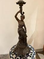 vrouwenbeeld in brons, Brons, Ophalen