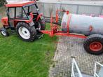 Traktor Zetor 70.11 + watertank op aanhanger, Ophalen