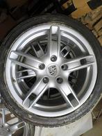 Porsche lobster 18 inch met winterbanden, Ophalen, 18 inch, Gebruikt, 265 mm