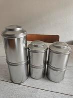 Blikken potten van D&K, Ophalen of Verzenden, Zo goed als nieuw, Aluminium, Pot, Bus of Blik