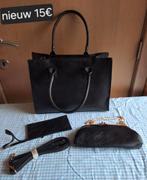 Handtas met clutch en portemonnee, Ophalen of Verzenden