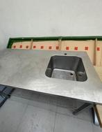 Lavabo inox, Ophalen of Verzenden, Zo goed als nieuw