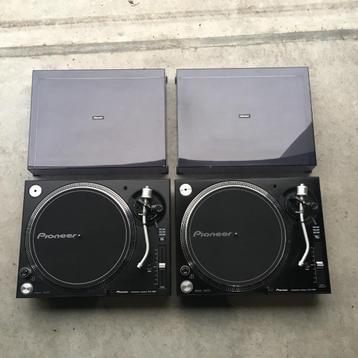 2 x Pioneer PLX 1000 dj draaitafels samen 985 euro SL 1210 beschikbaar voor biedingen