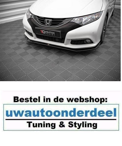 Maxton Design Spoiler Lip Splitter Voor Honda Civic MK9, Auto diversen, Tuning en Styling, Verzenden
