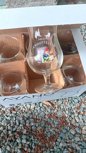 Verres à chouffeleir La Chouffe 6 pièces (neufs, en boîte), Enlèvement ou Envoi, Neuf