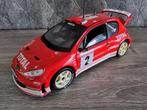 Peugeot 206 WRC., Hobby en Vrije tijd, Modelauto's | 1:18, Ophalen of Verzenden, Zo goed als nieuw, Solido