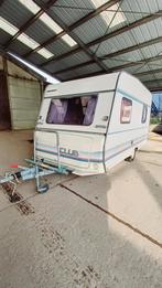 Te koop Caravan merk Brustner-CLUB met voortent bij prima, Caravans en Kamperen, Caravans, Particulier, Koelkast