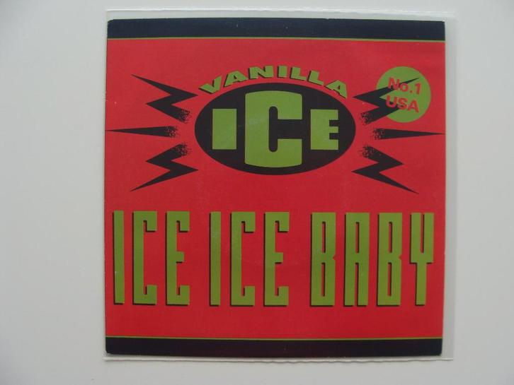Vanilla Ice – Ice Ice Baby (1990), CD & DVD, Vinyles Singles, Single, Hip-hop et Rap, 7 pouces, Enlèvement ou Envoi