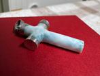 pendentif croix, argent, larimar, Ophalen of Verzenden, Zo goed als nieuw, Zilver, Zilver