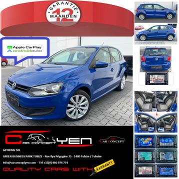 Volkswagen Polo 1.2i*CarPlay*Caméra*Bluetooth*Airco*Navi*Gar