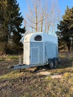 Aceko Tweepaardstrailer - blanco gekeurd tot 19/02/2027, Animaux & Accessoires, Chevaux & Poneys | Semi-remorques & Remorques