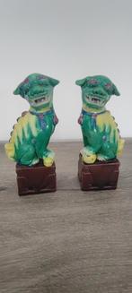 Antiek Foo dogs  Gesigneerde en genummerde beelden, Antiek en Kunst, Ophalen of Verzenden