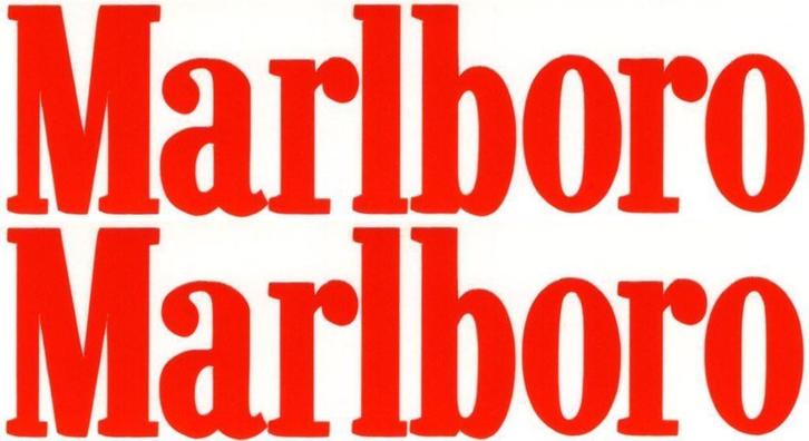 Marlboro sticker set #5, Motoren, Accessoires | Stickers, Verzenden
