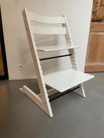 Tripp Trapp eetstoel Wit, Ophalen, Gebruikt, Meegroeistoel, Stoelverkleiner