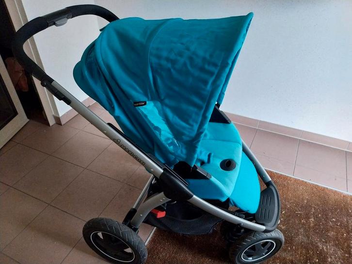 Maxi Cosi Mura Plus 3 combi Mosaic blue, Kinderen en Baby's, Kinderwagens en Combinaties, Zo goed als nieuw, Kinderwagen, Met reiswieg