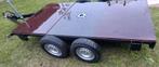 Aanhangwagen dubbelasser plateau 1300kg, Ophalen of Verzenden
