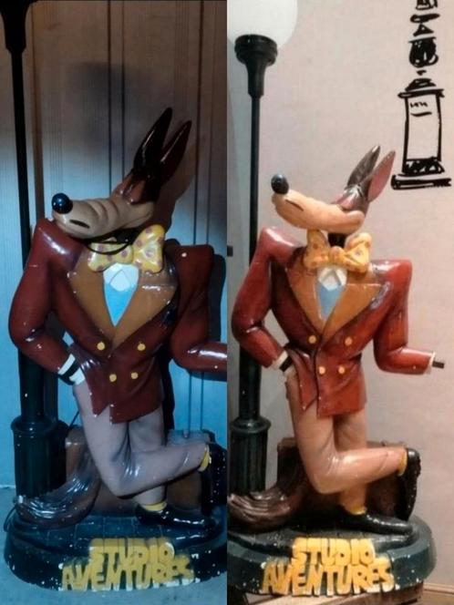 COLLECTION Grande Statue Lampe 1m75 TEX AVERY Loup/Wolf, Collections, Cinéma & Télévision, Utilisé, Enlèvement