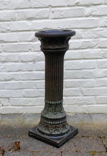Keramieken zuil. Plantenzuil. West-Germany. H. 57cm. beschikbaar voor biedingen