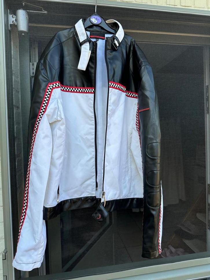 Stoere jas - NIEUW - maat M, Kleding | Heren, Jassen | Zomer, Zo goed als nieuw, Maat 48/50 (M), Wit, Ophalen