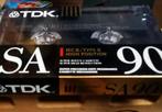 TDK SA 90 type II high position Nog in cellofaan verpakt, Ophalen of Verzenden, Nieuw in verpakking, Origineel