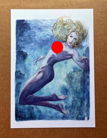 Manara - Illustration d'Art - Blake Lively, Envoi