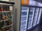 koelkast met 4 glazen deuren, Elektronische apparatuur, Koelkasten en IJskasten, Ophalen, Zo goed als nieuw, Zonder vriesvak