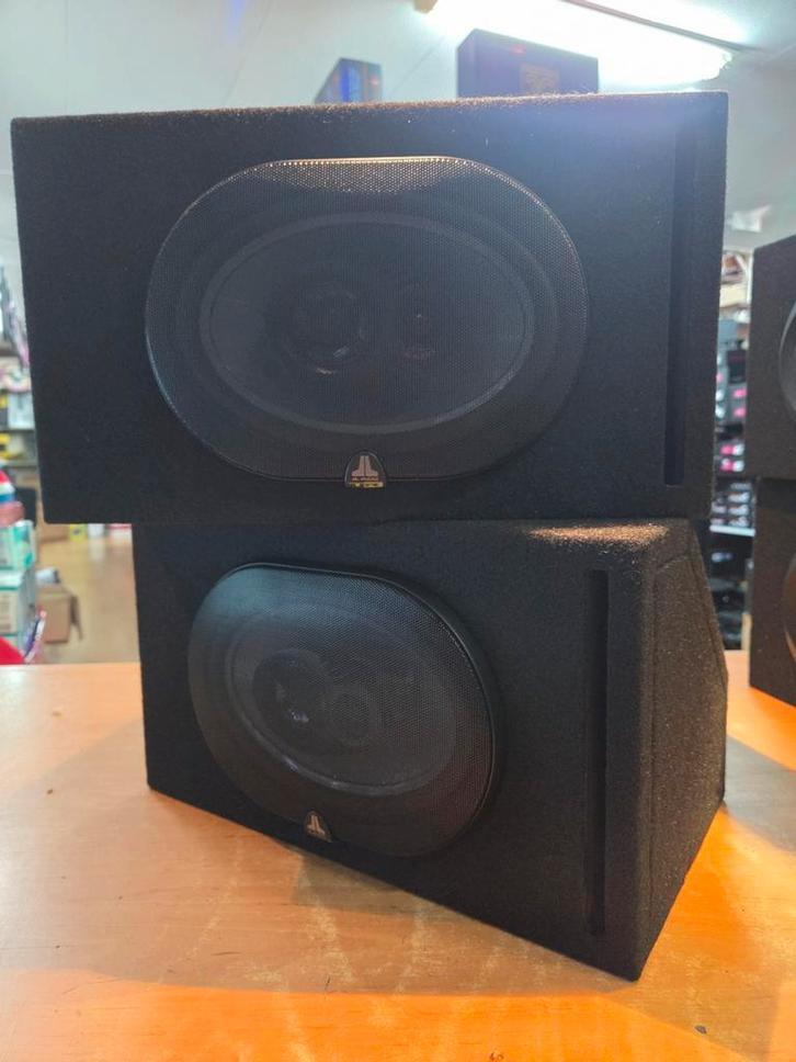 JL Audio 6x9 Speakers met Kist - Diepe Bas!, Auto diversen, Autospeakers
