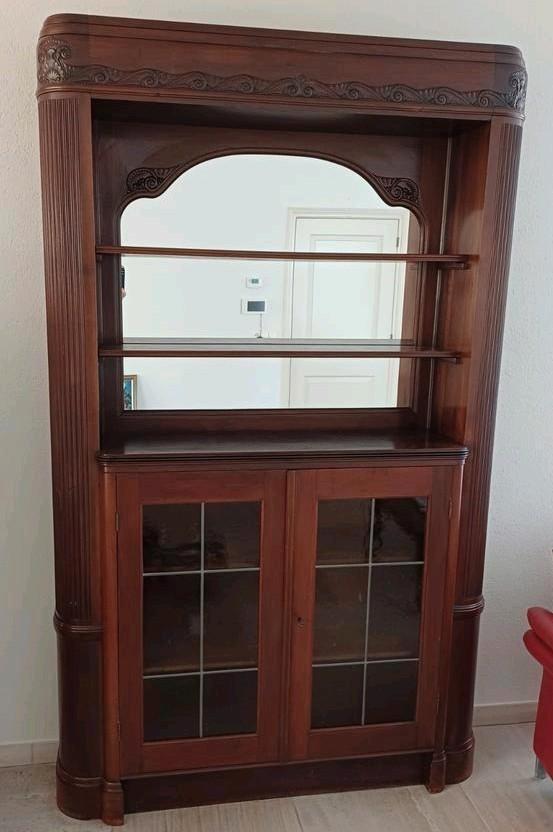 Stijlvolle antieke mahoniehouten kast, Antiek en Kunst, Antiek | Meubels | Kasten, Ophalen