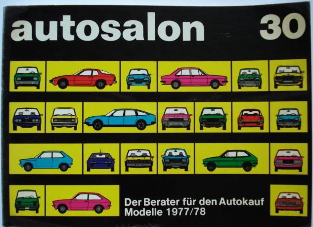 Autosalon in Buchform 30 1977/1978, Livres, Autos | Livres, Utilisé, Général, Envoi