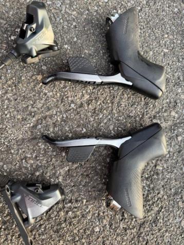 SRAM Force etap AXS shifters + remklauwen en schijven, Comme neuf, Enlèvement, Autres types, Vélo de course