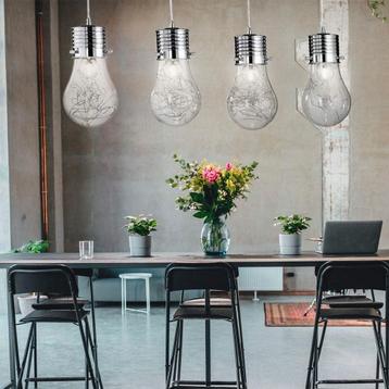 Lampe suspendue AMPOULE, Neuf, Enlèvement, Modern loft, Métal