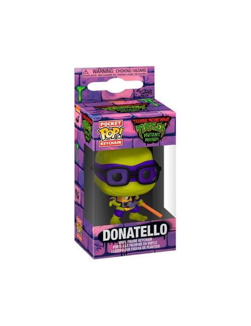 Funko Pocket POP Keychain TMNT Donatello, Collections, Jouets miniatures, Neuf, Envoi