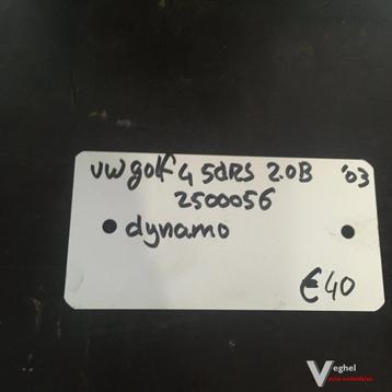 Vw Golf 4 2003  5drs 2.0 B Wagennr 2500056 Dynamo beschikbaar voor biedingen