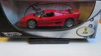 Ferrari F50 1:18 Hotwheels, Hobby en Vrije tijd, Ophalen of Verzenden, Zo goed als nieuw, Auto, Hot Wheels