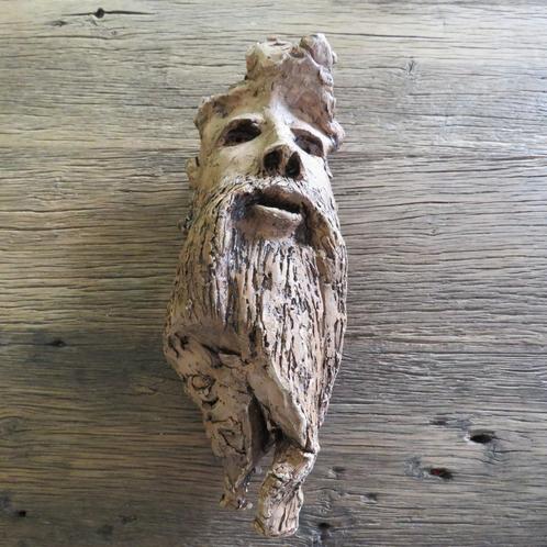 Vintage keramiek sculptuur "Wood Spirit", Antiek en Kunst, Antiek | Keramiek en Aardewerk, Ophalen of Verzenden
