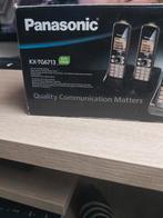 Panasonic KX TG6713 2 pièces, Télécoms, Téléphones fixes | Combinés & sans fil, Comme neuf, Enlèvement ou Envoi