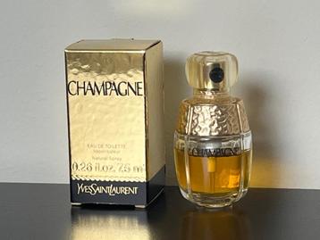 miniatuur parfum Champagne -Yves Saint Laurent 7,5ml 80% vol beschikbaar voor biedingen
