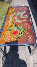 Vintage mid century salontafel, Huis en Inrichting, Tafels | Salontafels, Ophalen, Gebruikt, Mid century, 100 tot 150 cm