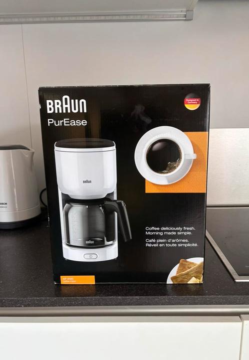 Koffiezetapparaat Braun KF 3120 PurEase - NIEUW / NEUF!, Elektronische apparatuur, Koffiezetapparaten, Nieuw, Koffiemachine, Ophalen