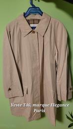 Veste Elegance beige Paris Taille 46, Comme neuf, Beige, Elegance Paris, Veste ou Manteau