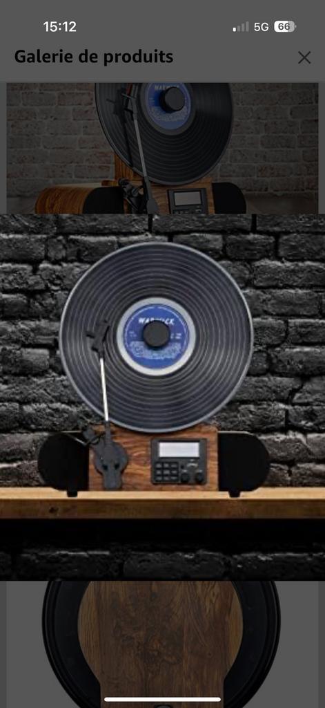 Tourne disque vertical, Audio, Tv en Foto, Platenspelers, Zo goed als nieuw, Ophalen of Verzenden