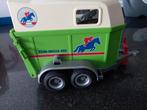 Playmobil Paardentrailer met 2 paarden, Utilisé, Enlèvement ou Envoi