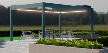 Pergola bioclimatique motorisée avec led effet cabriolet  beschikbaar voor biedingen